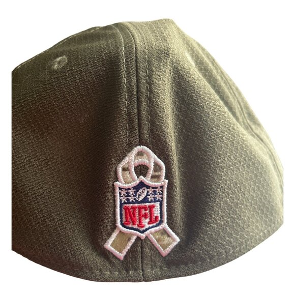 Carolina Panthers New Era 39Thirty NFL Salute To Service Stretch Fit Cap Med/Lrg - Picture 4 of 8